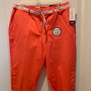 NWT Orange Crop Pants 12 PETITE